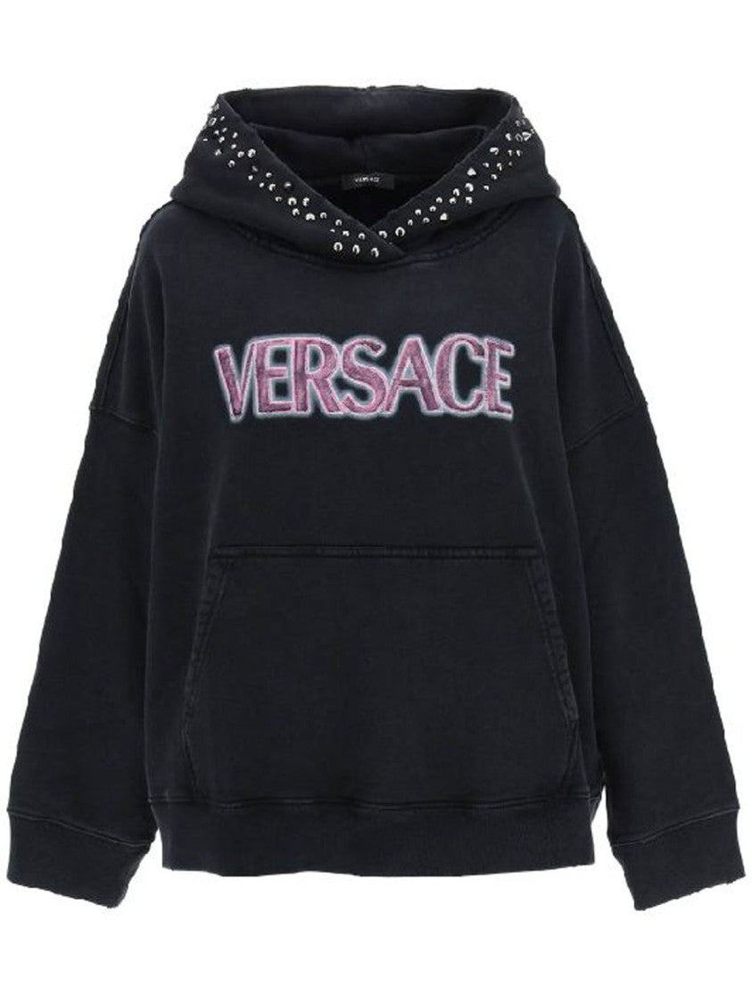 Versace Cotton Logo Sweatshirt