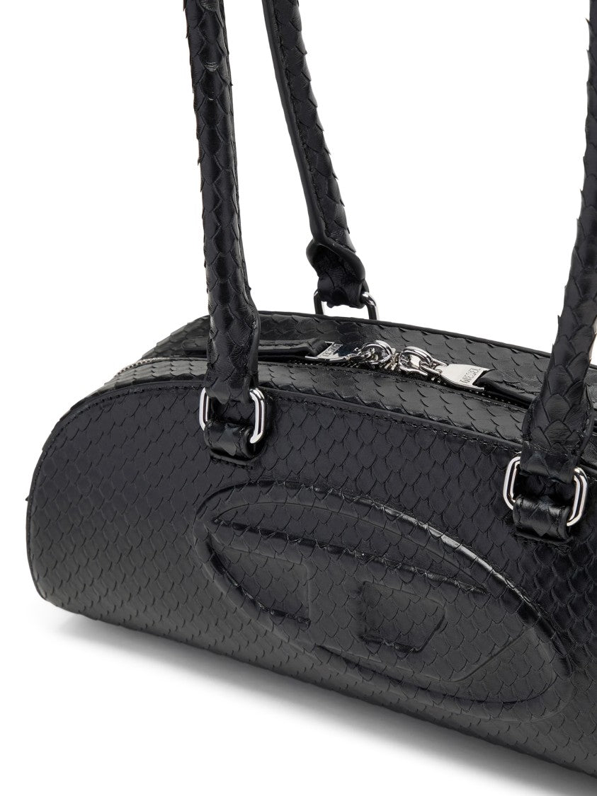 Diesel Dome-Shape Shoulder Bag With Textured Pattern