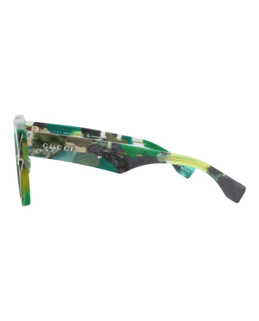 Gucci Square-Frame Recycled Acetate Sunglasses