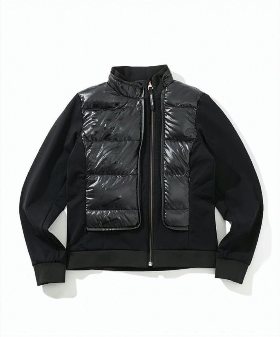 Mark&Lona Quilted Black Puffer Jacket With Stand Collar