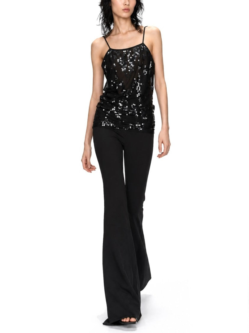 Rick Owens X Lilies Carmen Viscose Blend Flared Leggings