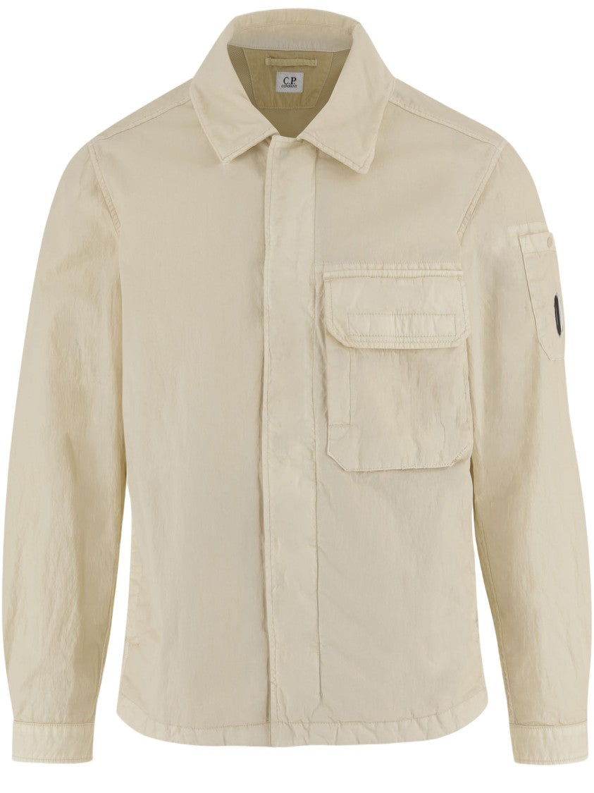 C.P. Company Technical Cotton-Blend Utility Shirt With Classic Collar