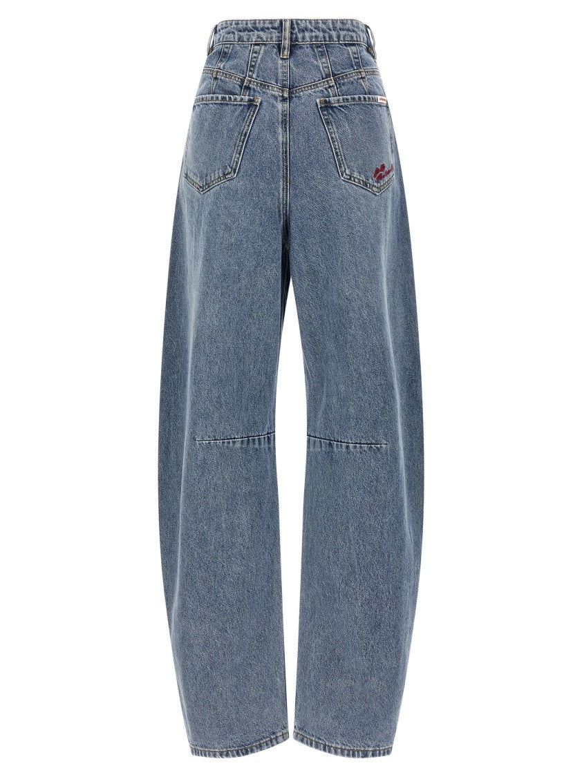 Self-Portrait 'Blue Barrel Leg' Jeans