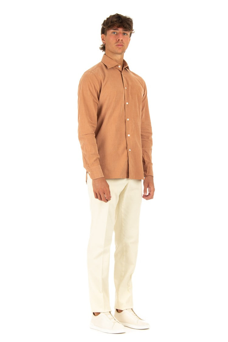 Borriello 2000-Rib Corduroy Tailored Shirt