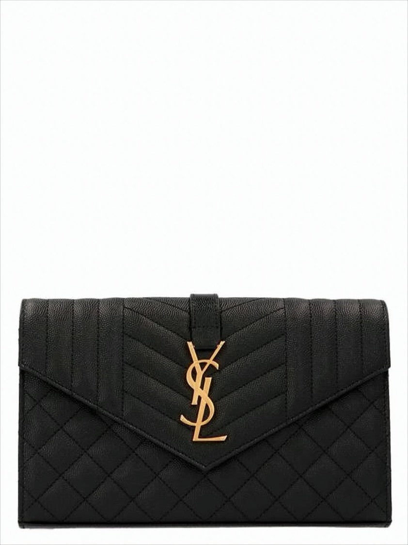 Saint Laurent Textured Cowhide Leather Crossbody Bag