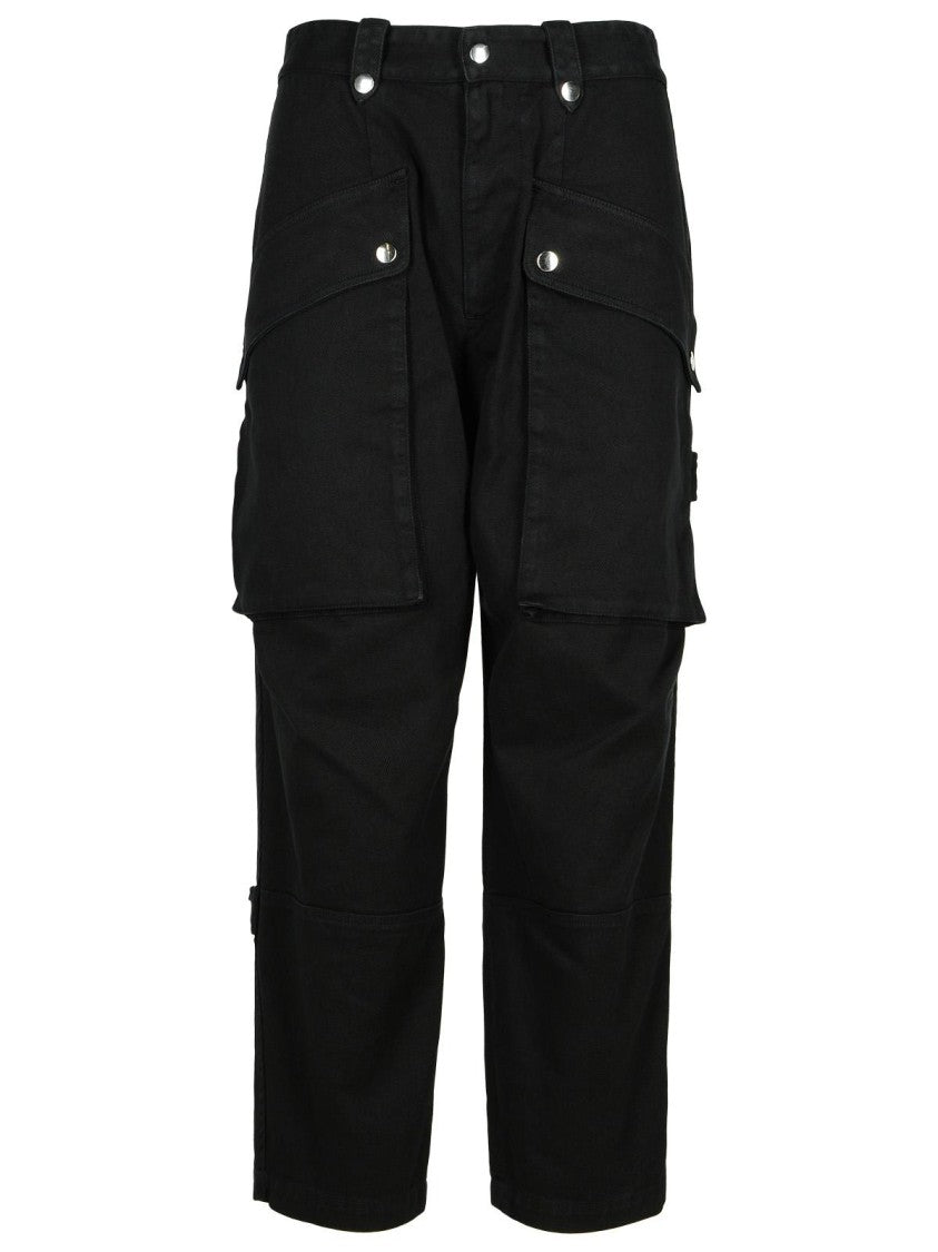 Isabel Marant Étoile Jannick' Black Cotton Pants