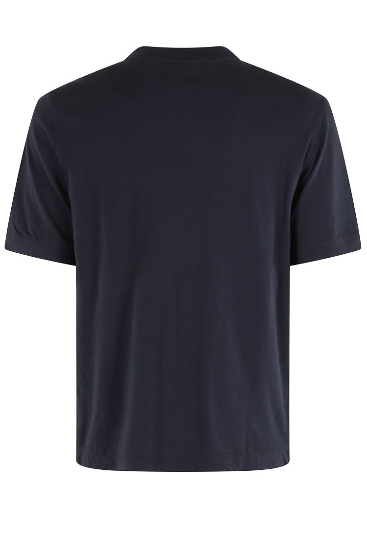 Malo Cotton And Linen Blend Short-Sleeve T-Shirt