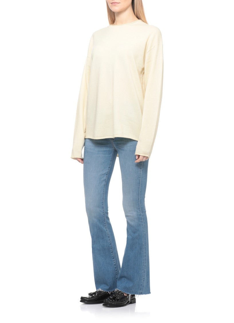 Mother Blue The Weekender Fray Jeans
