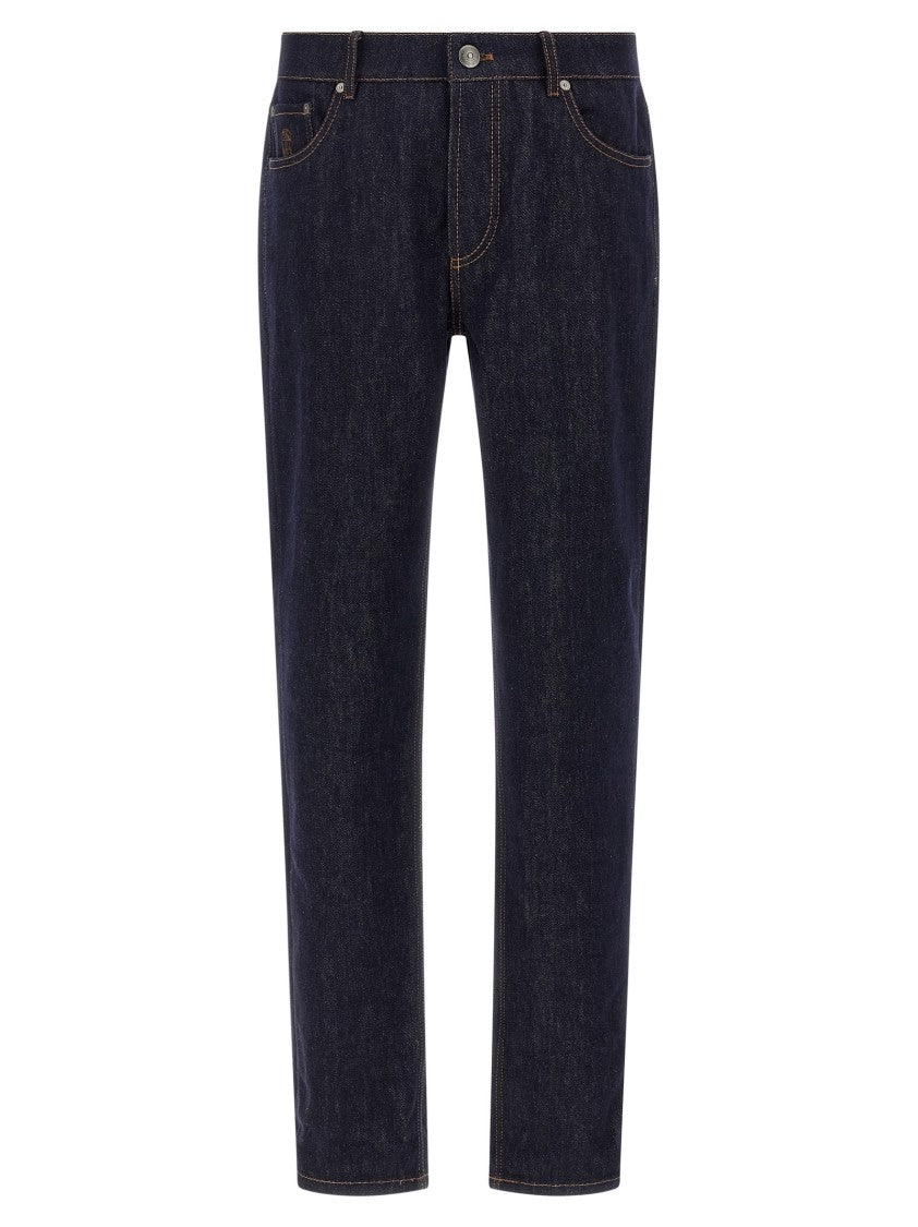 Brunello Cucinelli 5-Pocket Denim Jeans With Iconic Fit