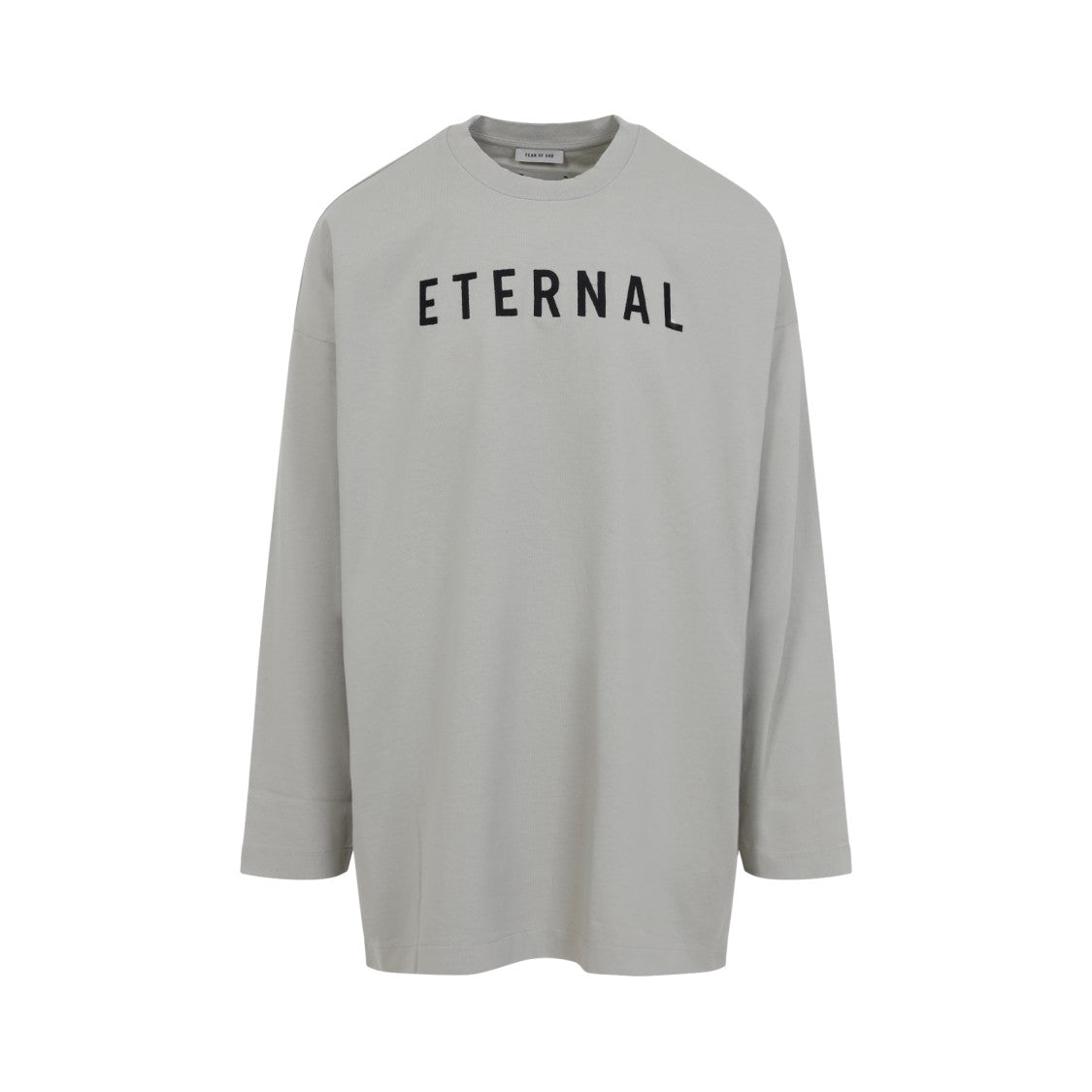 Fear Of God Dove Grey Cotton Eternal Long Sleeve Tee