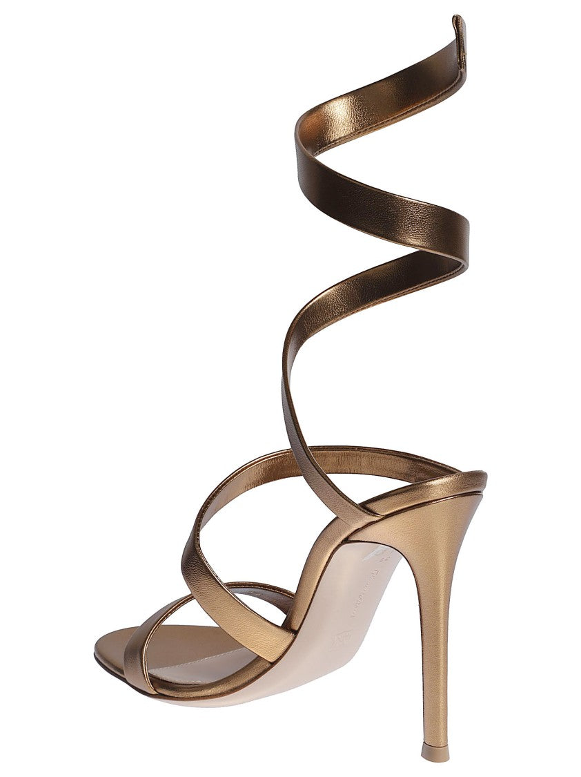 Gianvito Rossi Opera Nappa Silk Sandals