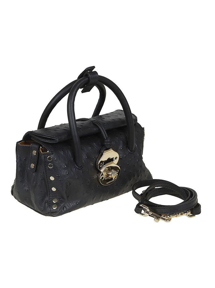 Zanellato Leather Shoulder Bag With Spacious Interior