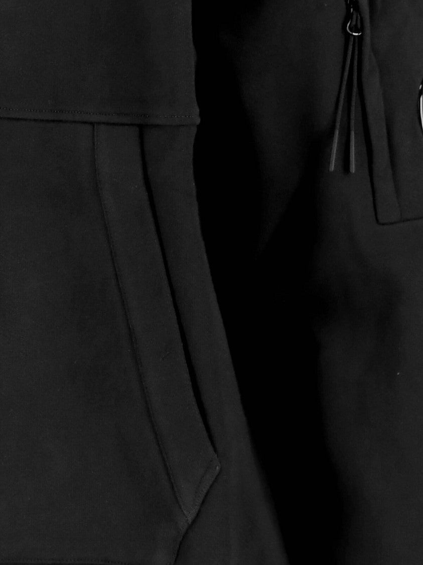 C.P. Company Logo Hoodie Black