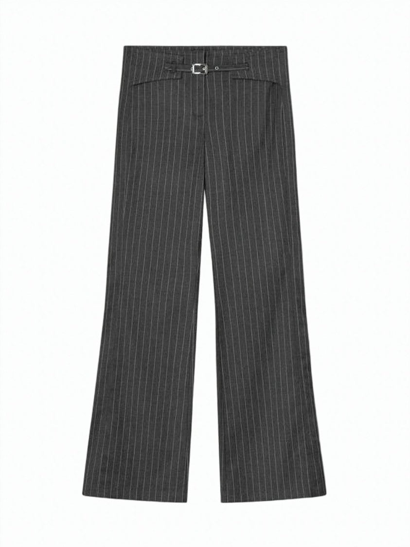 Gimaguas Pinstripe Suit Pants With Tailored Fit