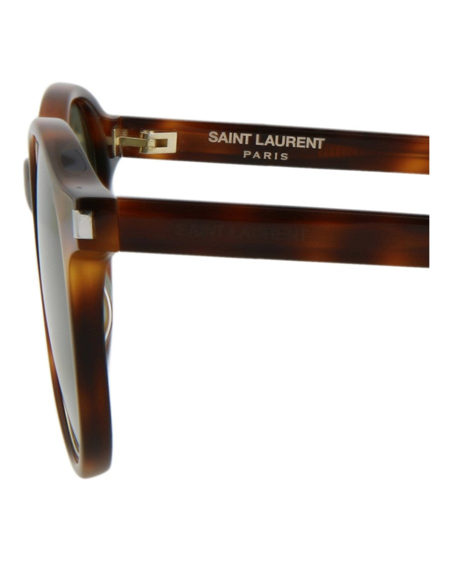 Saint Laurent Round-Frame Acetate Sunglasses