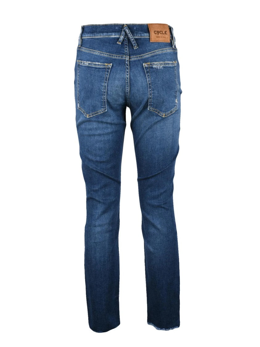 Cycle Slim High-Rise Denim With Classic Five-Pocket Design