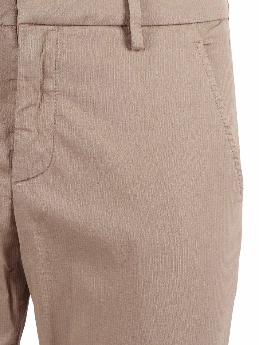 Dondup Gaubert Slim Fit Cuffed Straight-Leg Pants