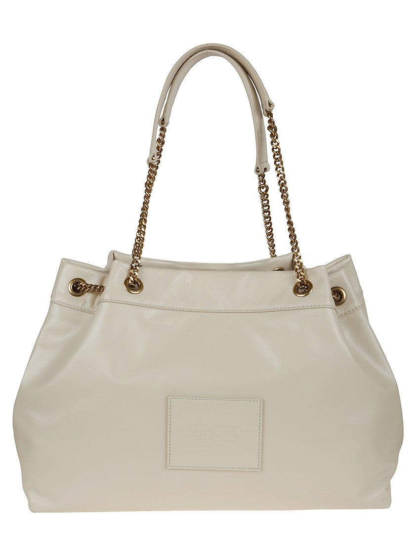 Marc Jacobs Large Chain Sack Bag In Fine Full-Grain Leather