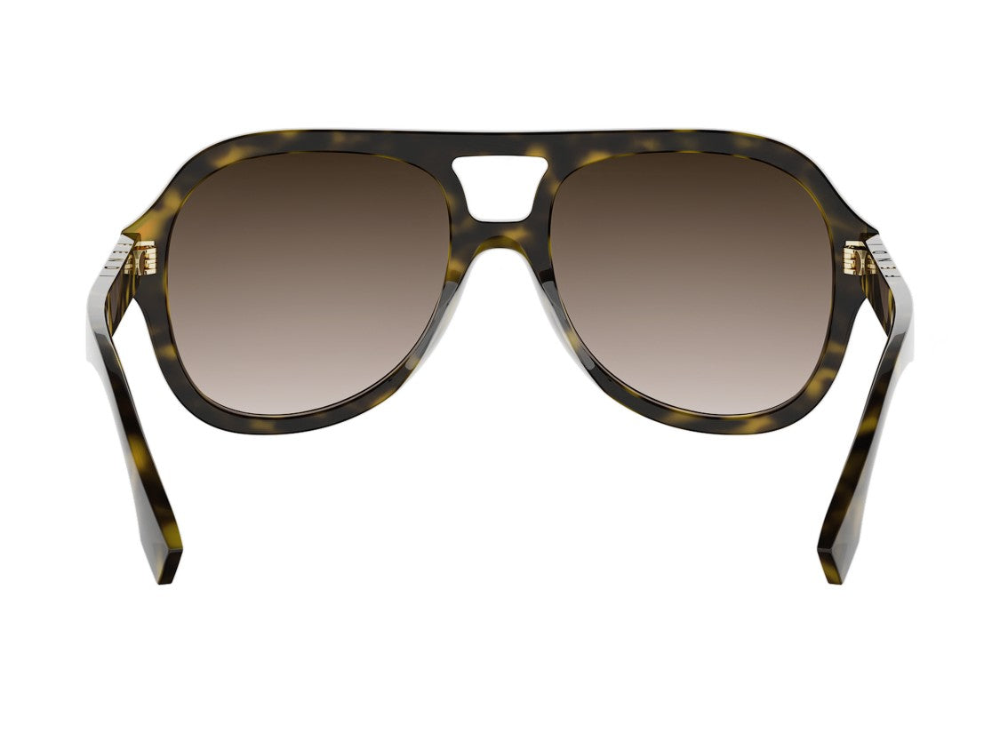 Fendi Fe40232i Tortoiseshell Aviator Sunglasses