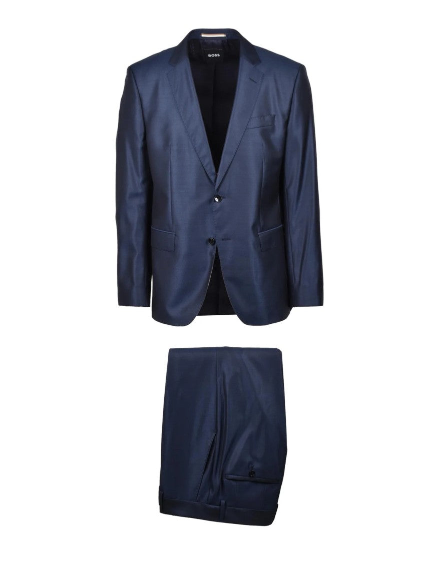 Boss Slim Fit Suit - Blue