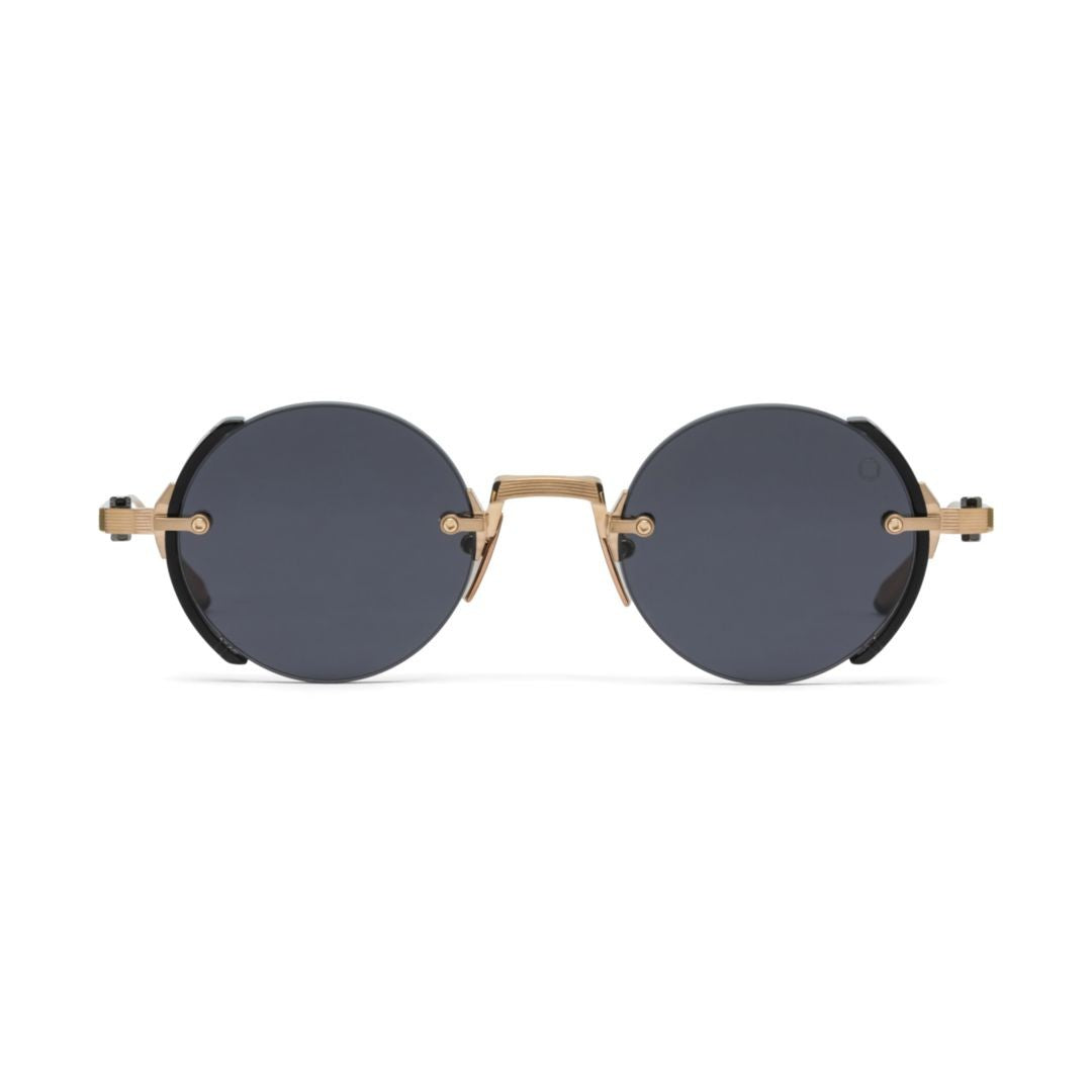 Akoni Jupiter Sleek Rimless Sunglasses With Round Lenses