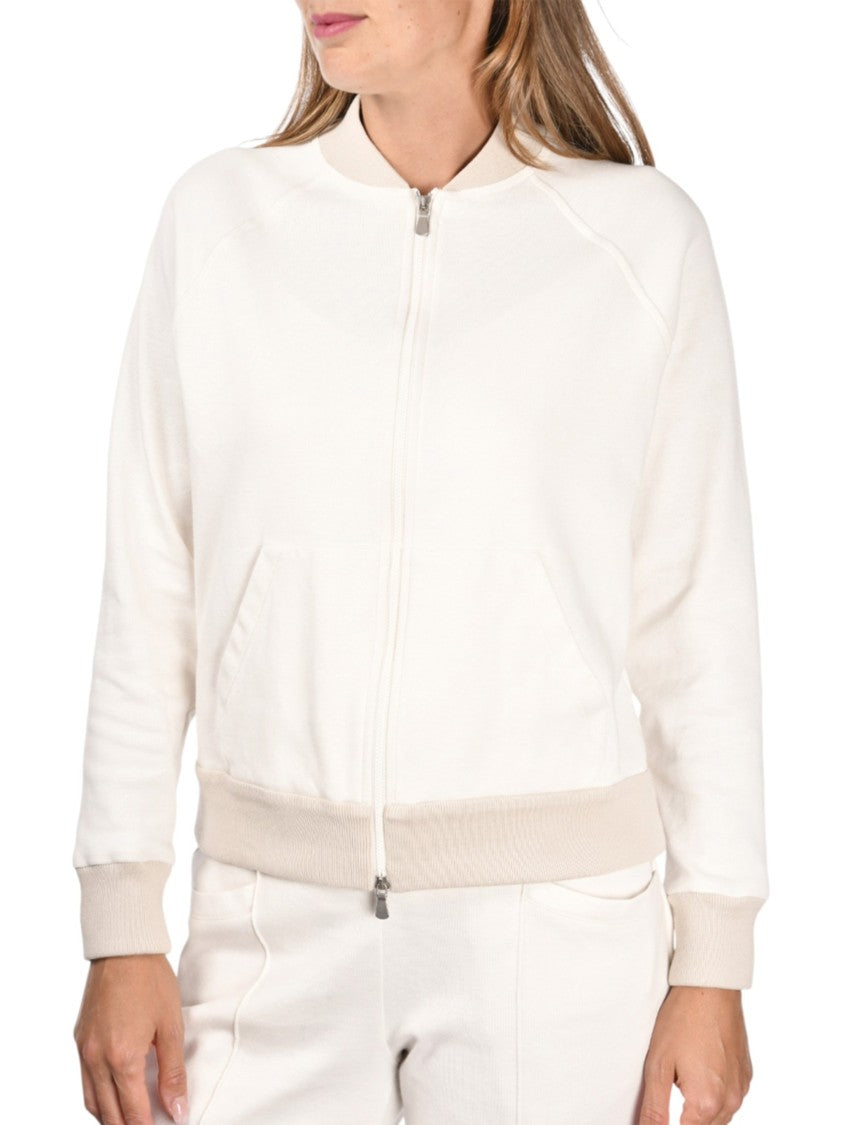 Gran Sasso Zip Cotton Bomber Jacket