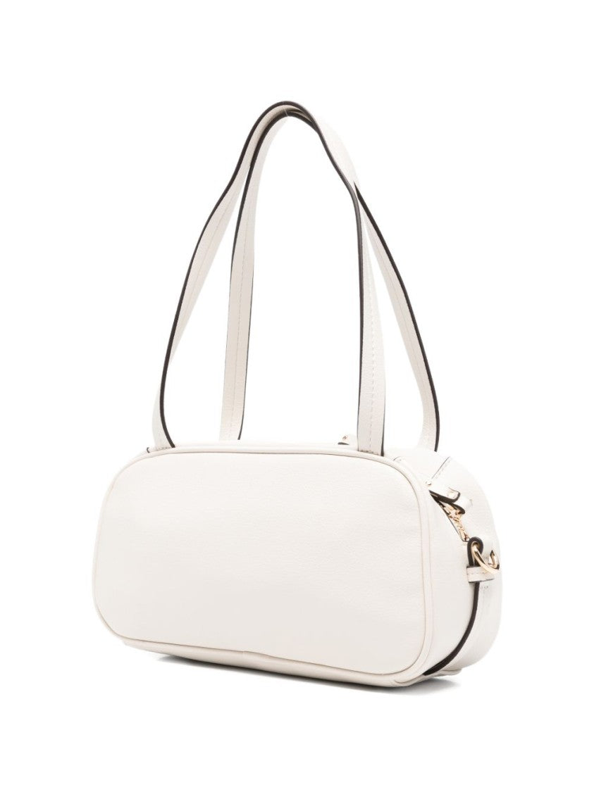 Liu Jo Cream Embossed Logo Top Handle Bag