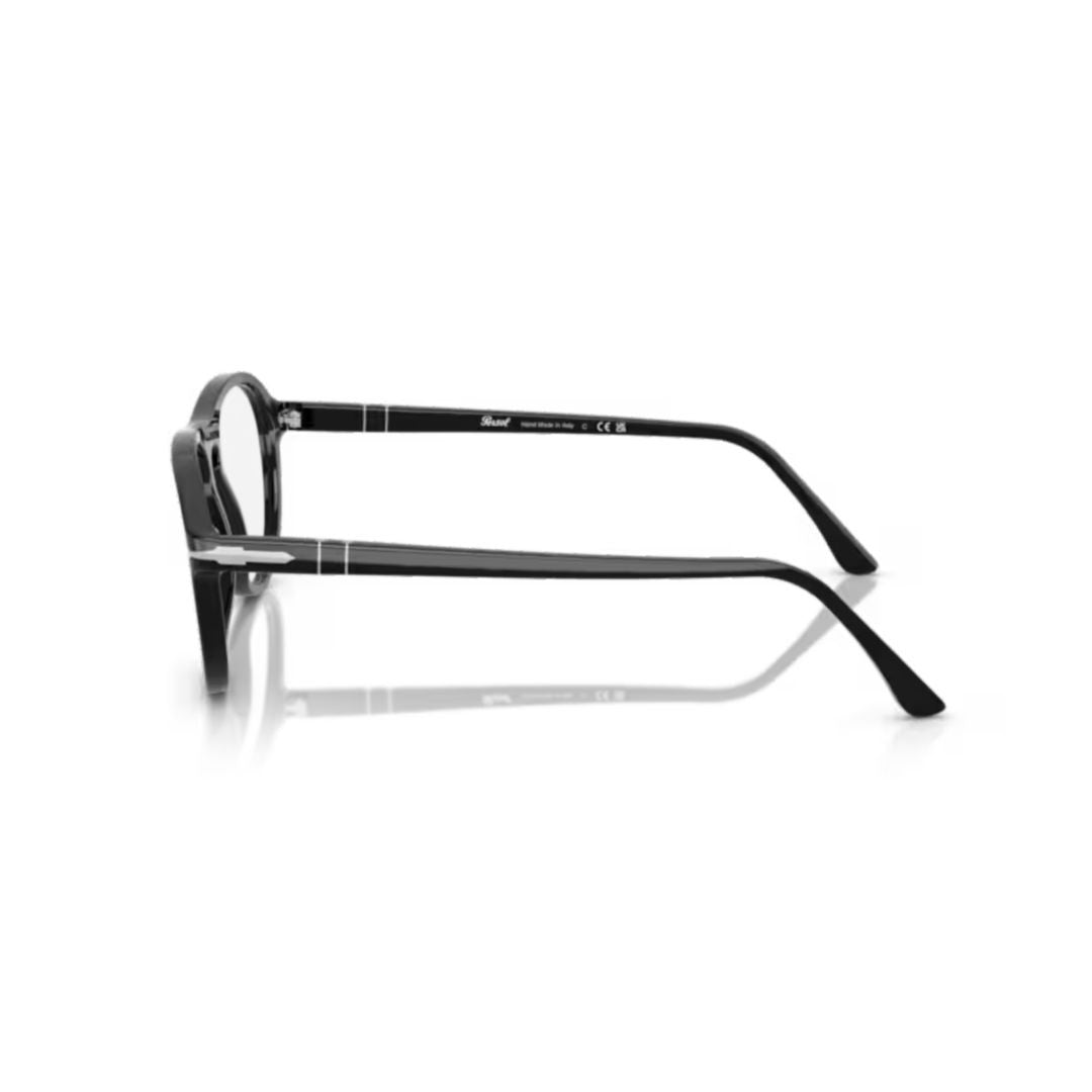 Persol 0Po3371v Classic Round Frame Eyeglasses With Keyhole Bridge