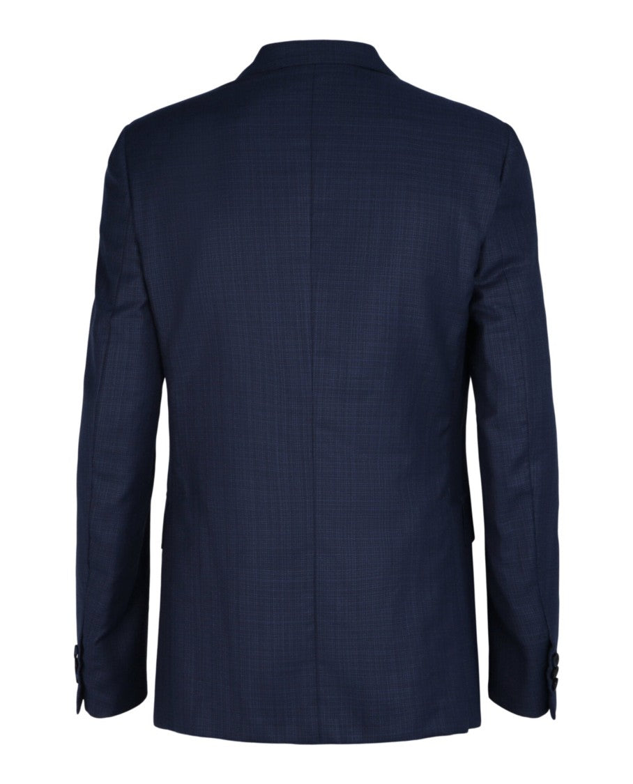 Brioni Single-Breasted Wool Blazer With Notched Lapels