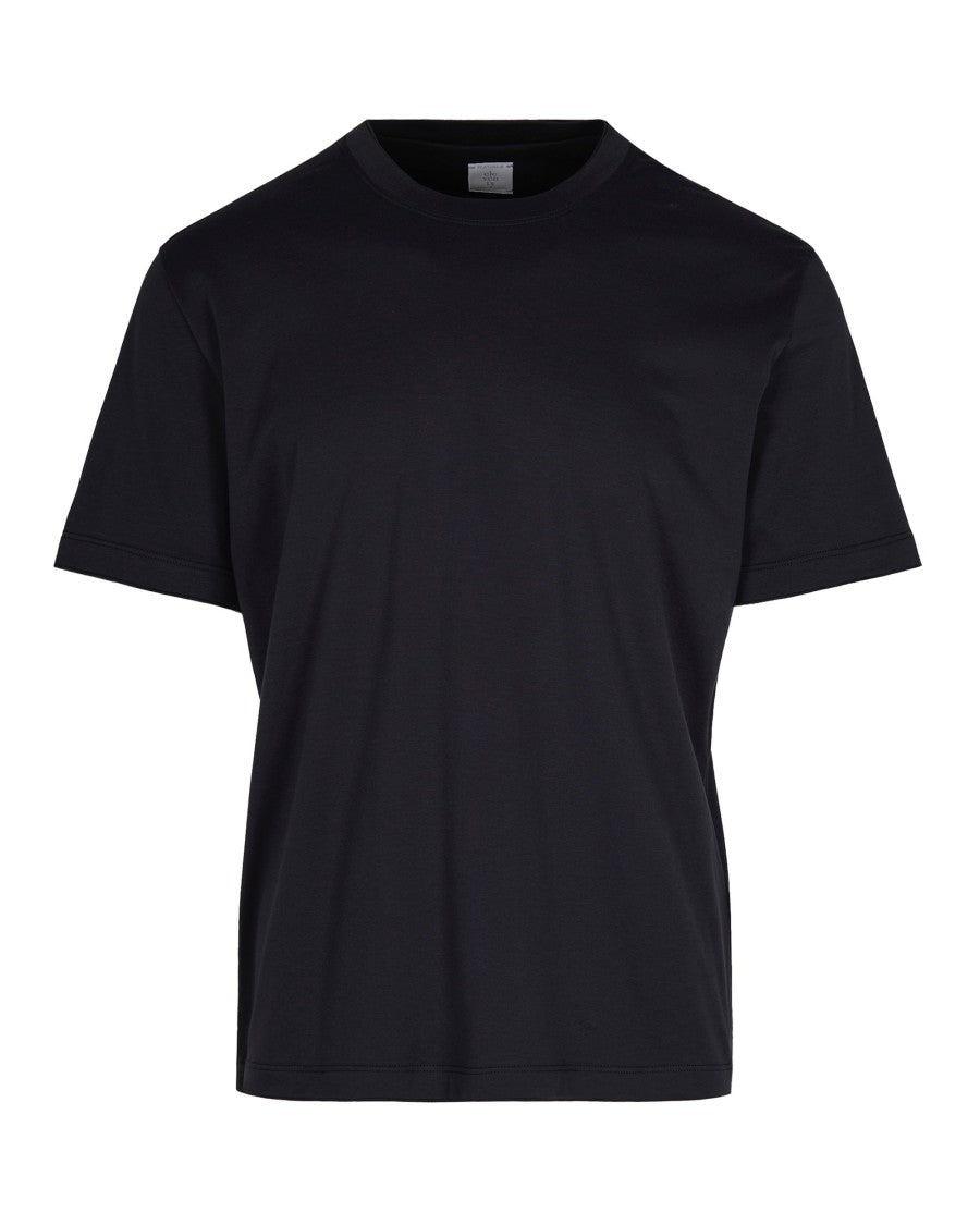 Eleventy Black Crew-Neck T-Shirt