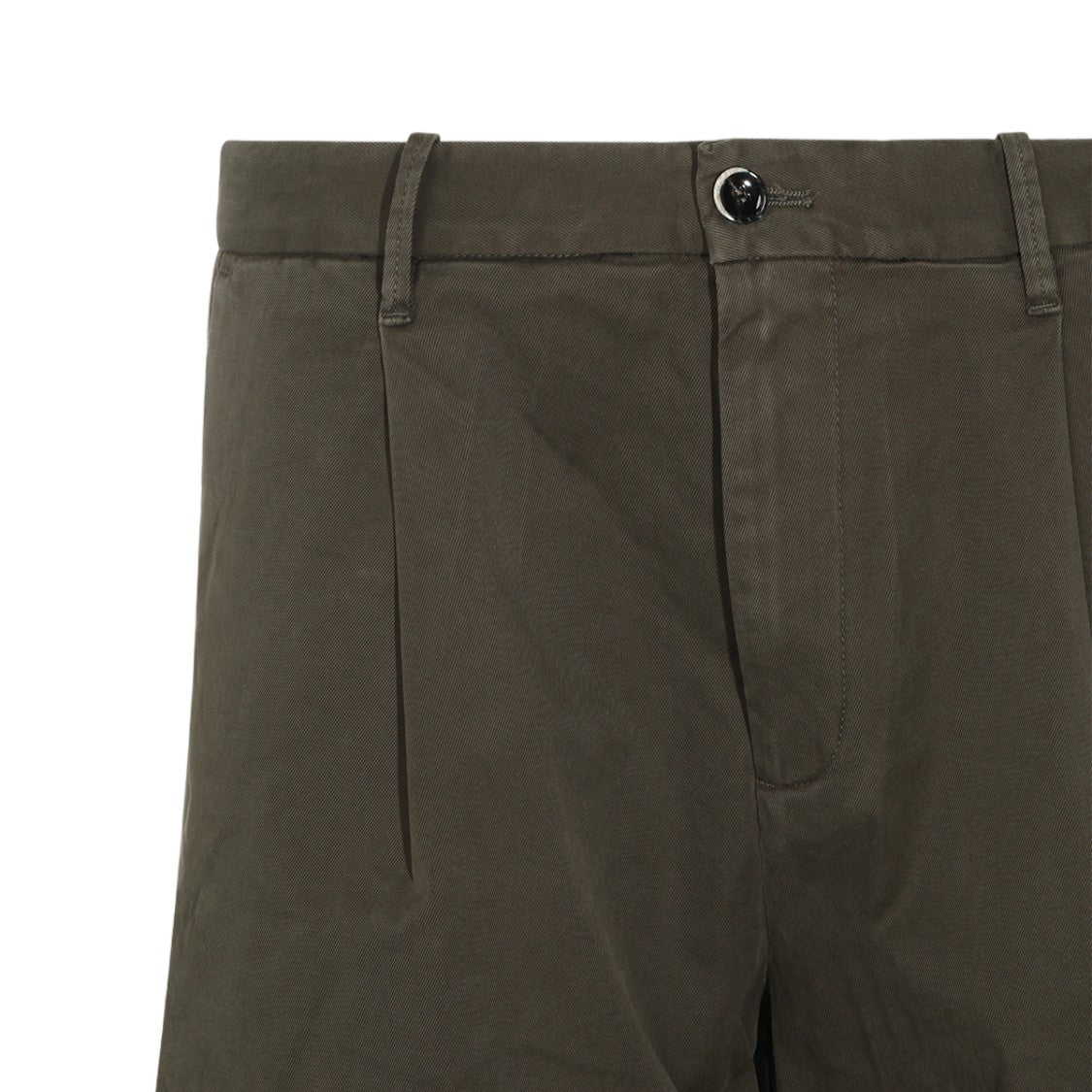 Nine In The Morning Pleated Mid-Rise Straight-Leg Casual Pants