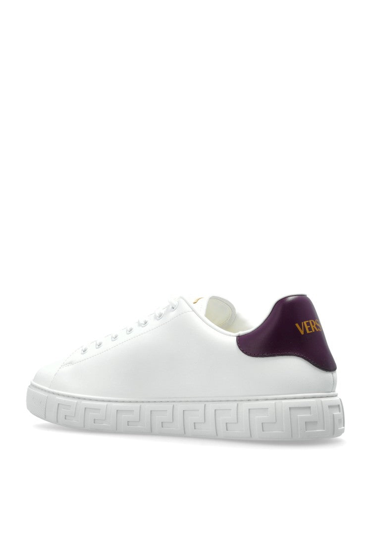 Versace Sports Shoes With Embroidered Logo