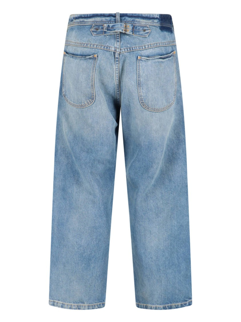 Maison Margiela Straight-Leg Denim Jeans – Blue