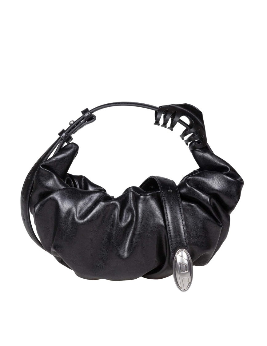 Diesel Grab-D Extras Soft Hobo Bag, Black