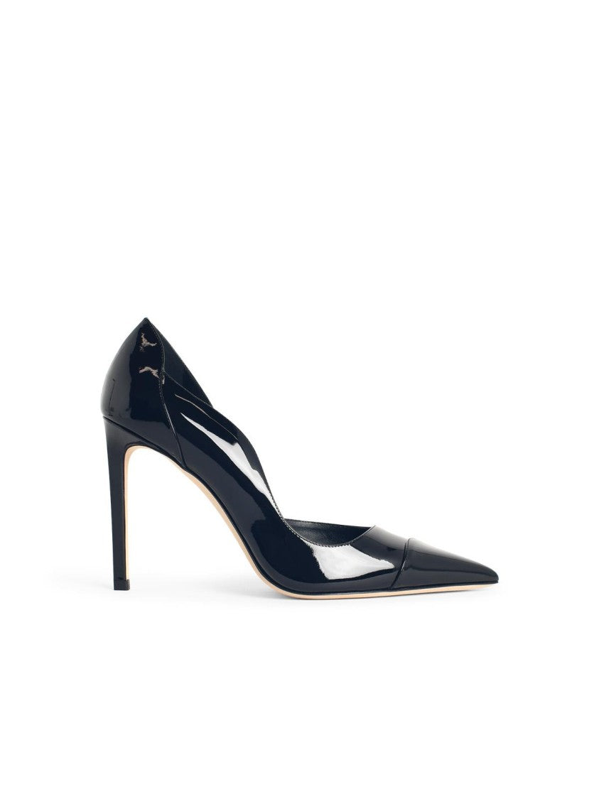 Jimmy Choo Brigitte 100' Black Patent Leather Pumps