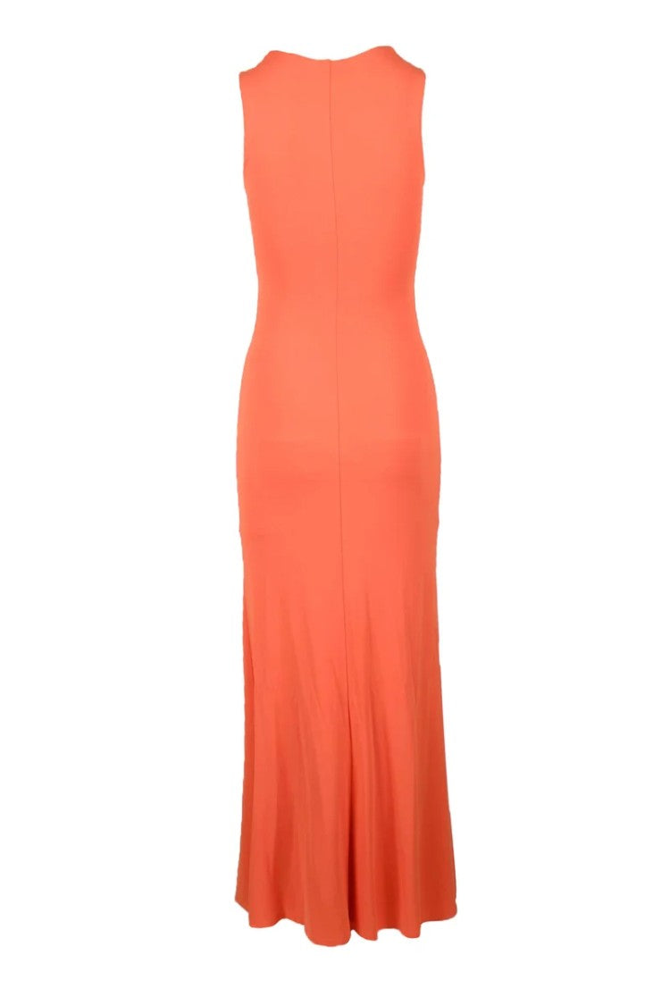 Patrizia Pepe Acetate Stretch Dress - Orange