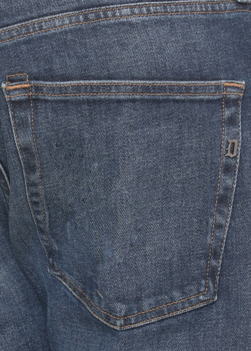 Dondup Blue Icon Cotton Jeans