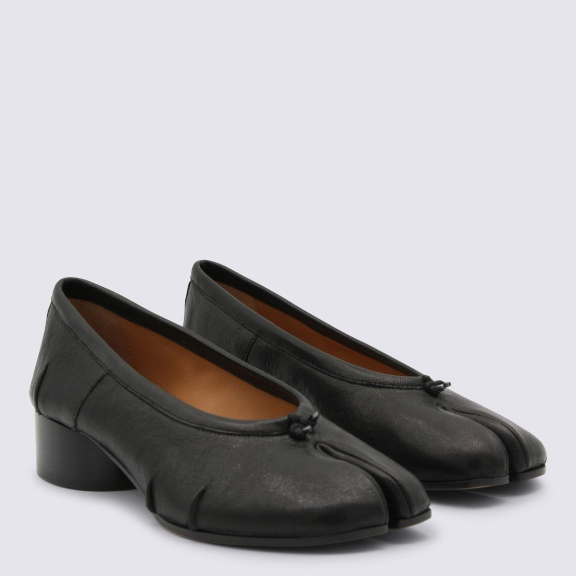 Maison Margiela Black Leather Pumps