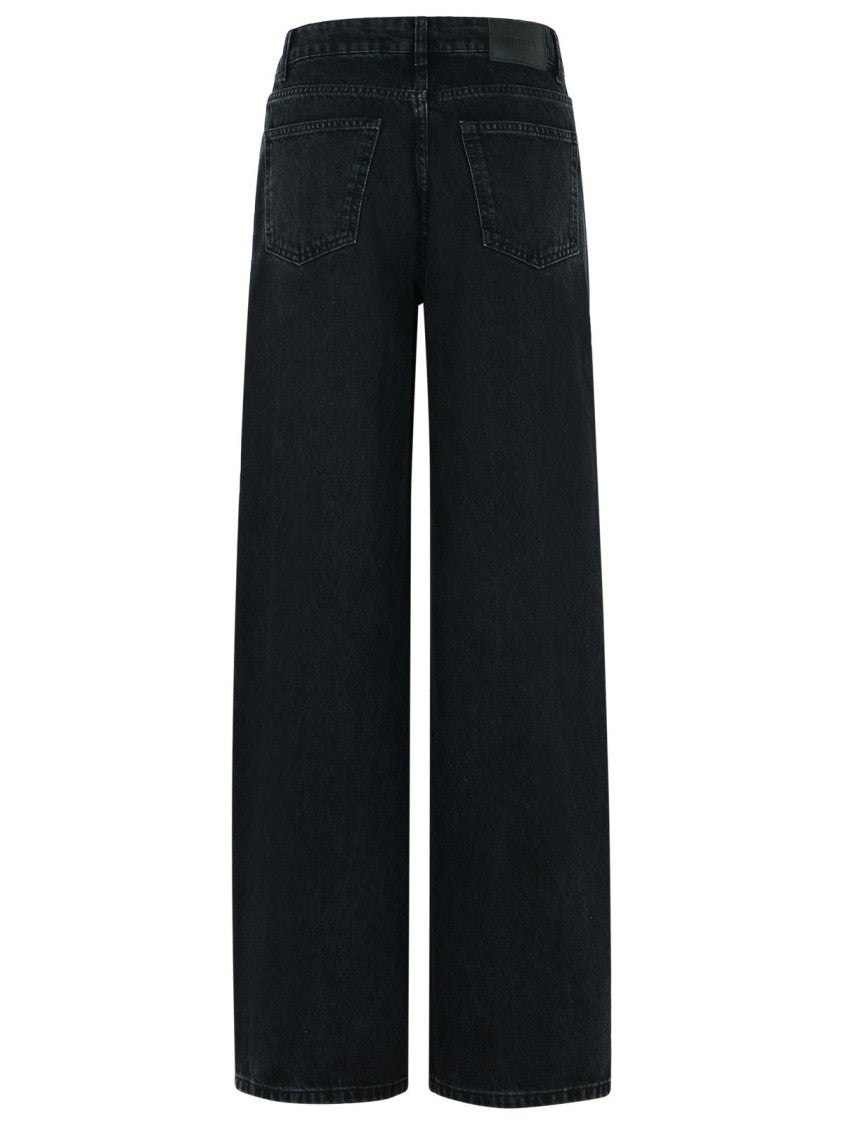 Rotate Dizie' Black Cotton Blend Jeans