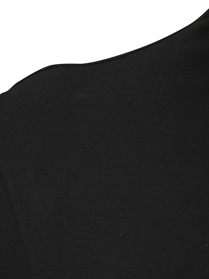 Khaite Long-Sleeved Top With Half Collar And Form-Fitting Silhouette