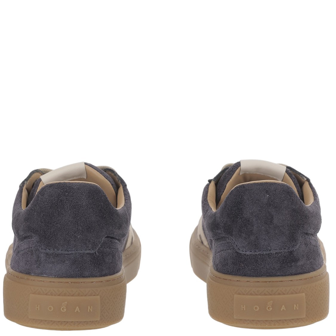 Hogan Suede Low-Top Sneakers With Chunky Rubber Sole And Logo Detail