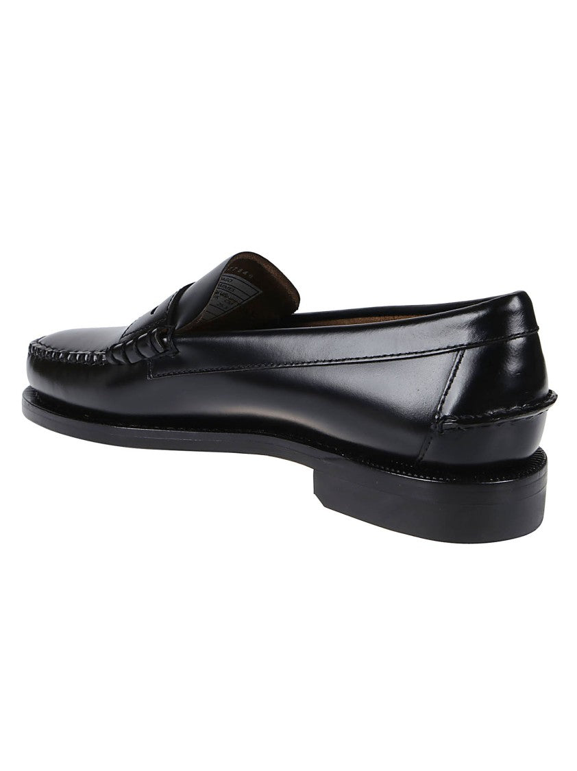 Sebago Classic Dan Black Leather Loafers