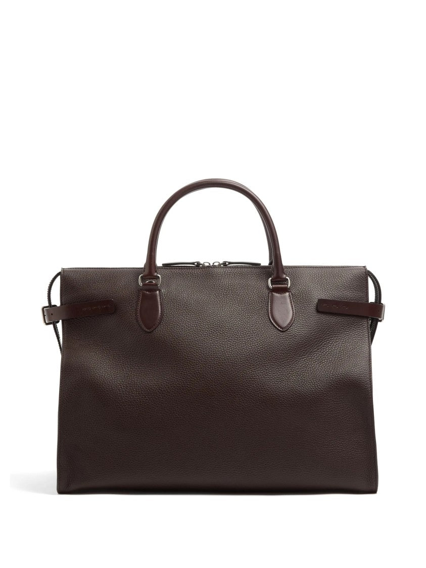 Valentino Antibes Large Textured Deer Skin Tote Bag