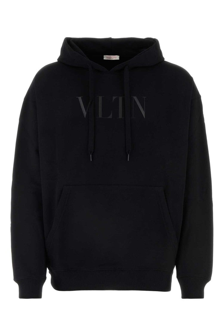 Valentino Black Cotton Sweatshirt