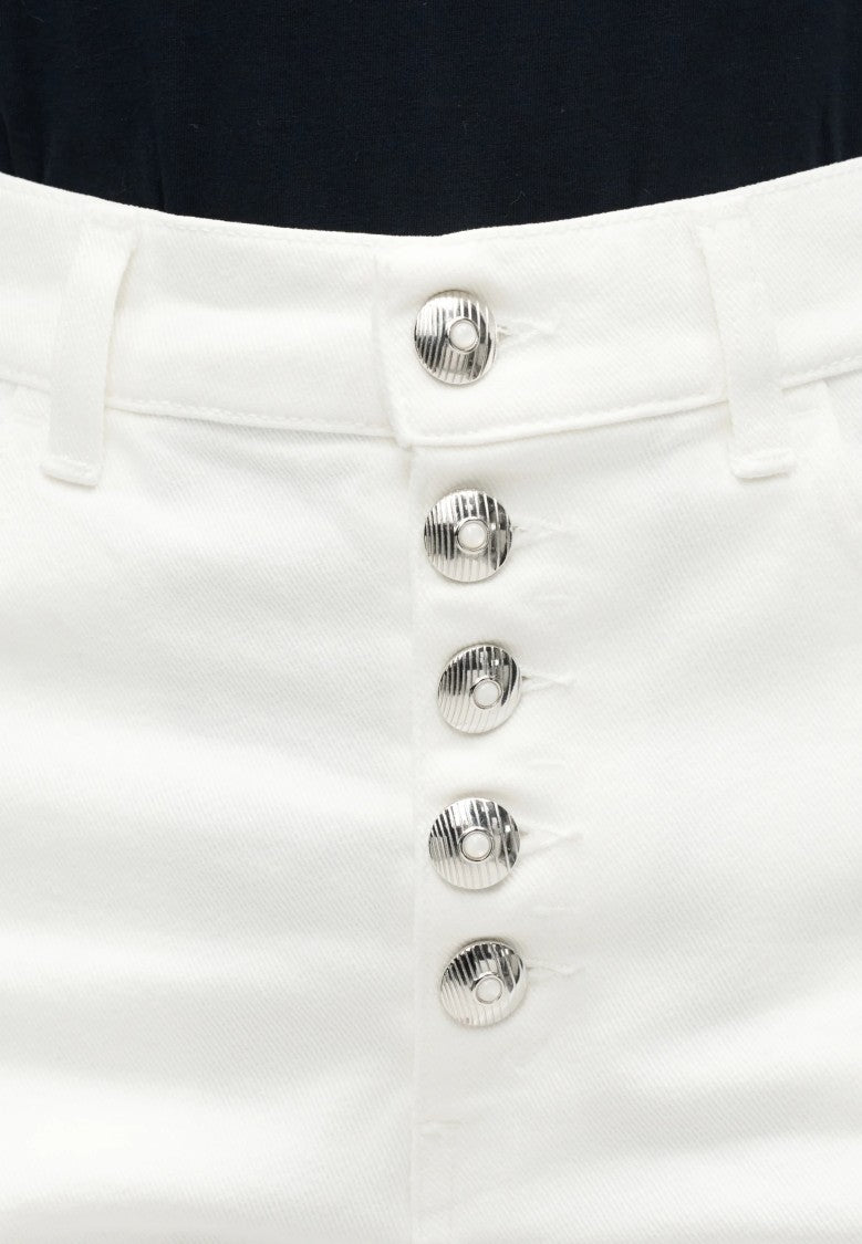 Dondup Latte Stella Bot Gioie Cotton Bermuda Shorts