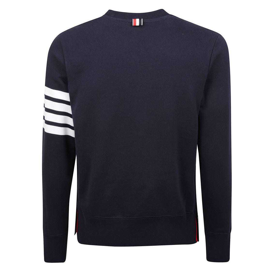 Thom Browne Long-Sleeve 4-Bar Cotton Sweater