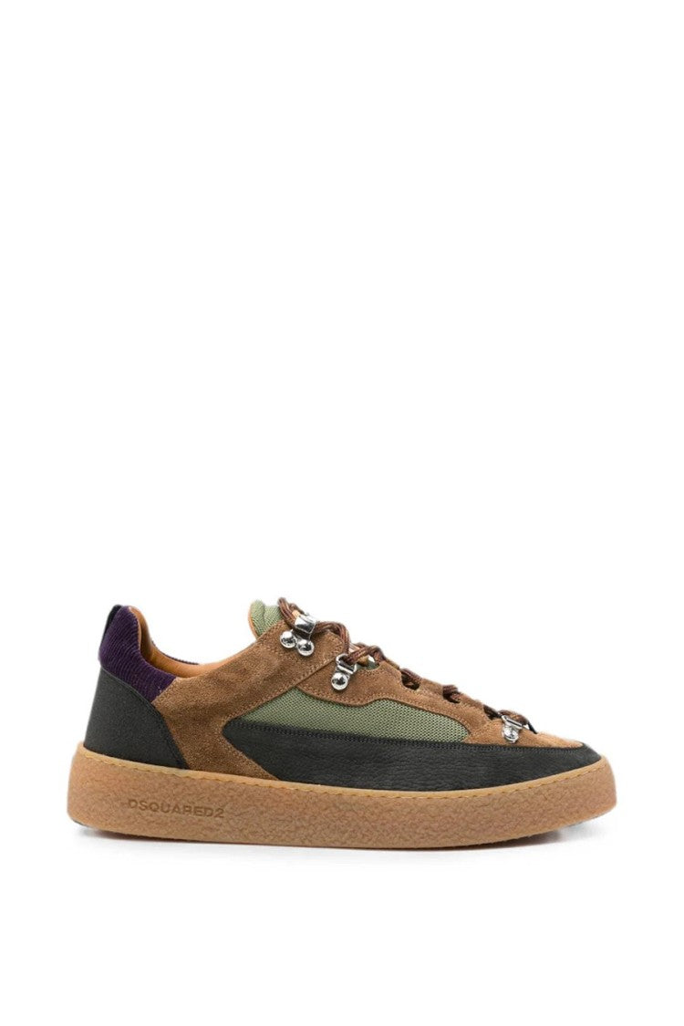 Dsquared2 Multicolor Suede-Leather Chunky Sneaker