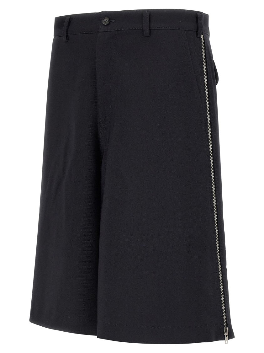 Comme Des Garçons Zip Bermuda Shorts