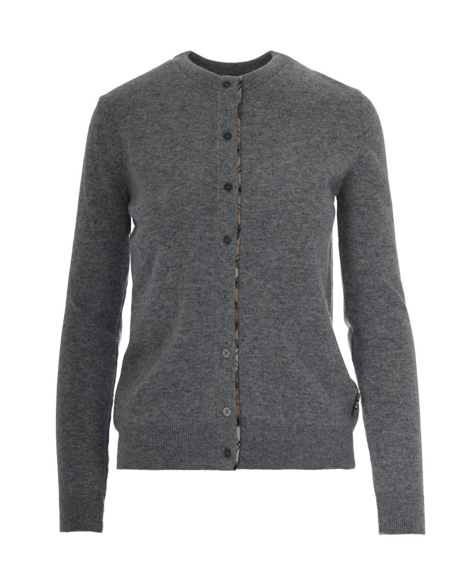 Barbour Pendle Grey Cardigan