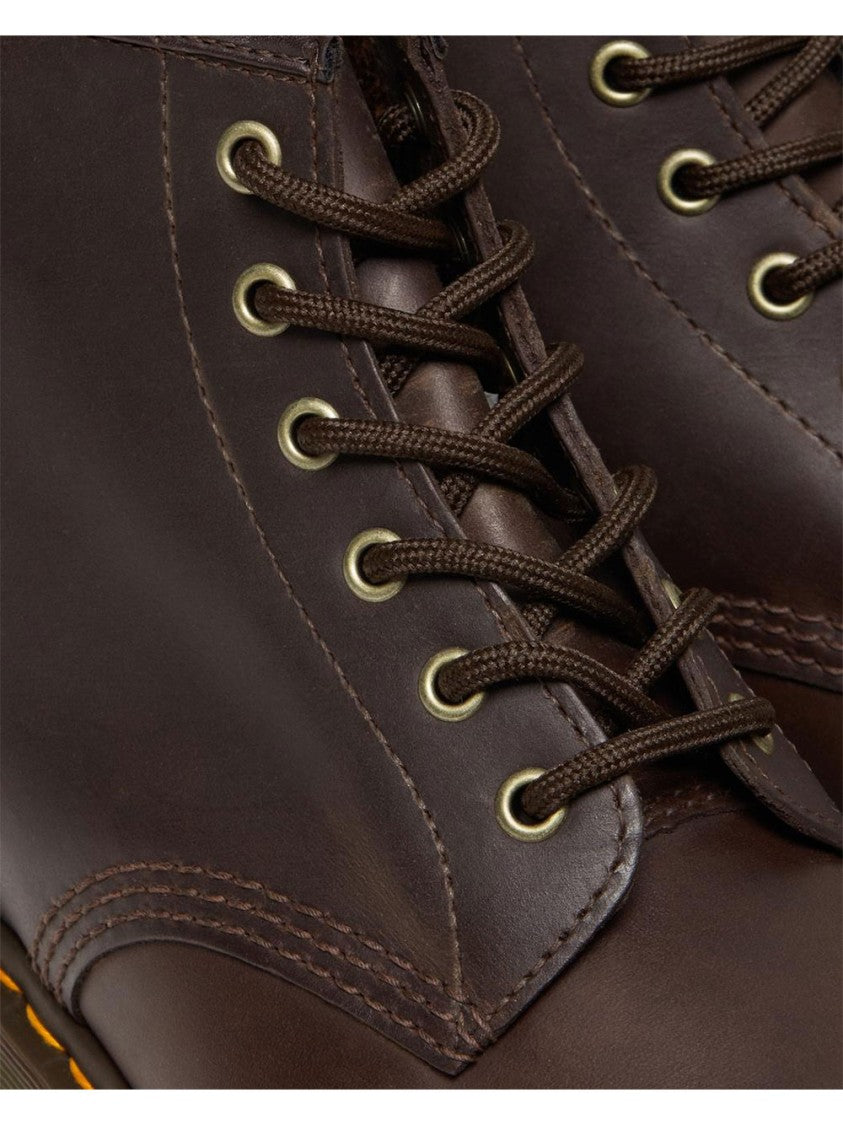 Dr. Martens Rich Brown Leather Lace-Up Boots